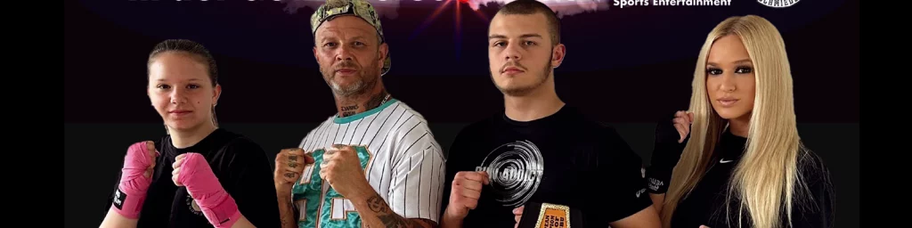 Eine Gruppe verschiedener Amateur Boxer
